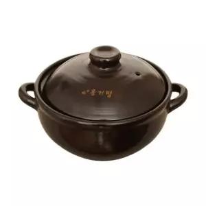 현이몰 황토 도자기 내열냄비 중 1P 찌개 계란찜 뚝배기 냄비 내열뚝배기 뚝배기그릇 도자기뚝배기