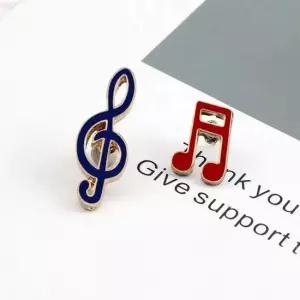 음표 브로치 음표 음악 아크릴브로치 가방꾸미기 캐릭터브로치 캐릭터뱃지 브롯치