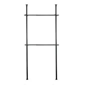 [생활] 2단천장행거 천장행거 다올행거 블랙기둥행거 2단 블랙 트니행거