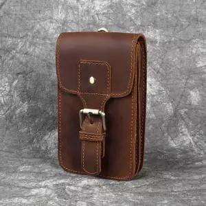 가죽 핸드폰 벨트 가방 벨트파우치 스마트폰주머니 남자 허리