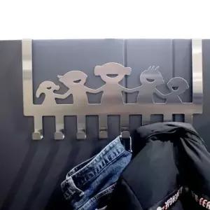 [생활] 도어 훅 스테인리스 행거 벽걸이 수납용 옷걸이 어깨동무