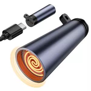 디큐브 C타입 시가라이터 휴대용 초소형 담뱃불 점화코일 초경량 미니 라이터 6.5W LED