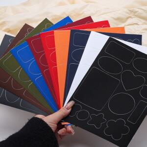 자가 접착식 다운 재킷 패치 바느질 필요 없는  원단 수리 스티커 코트 의류용 투명 구멍