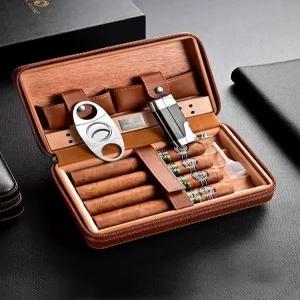 시가 야외 휴대용 거치대 스테인리스 여행 케이스