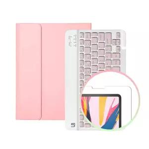 [모두쇼핑}아이패드 에어11 M2 키보드 케이스+강화유리 필름 1매 액정필름 액정보호 강화유리 유리필름