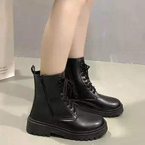 어반 217OVI07 라인 여성 레이스업 빅사이즈 워커