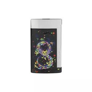 [에스티듀퐁](강남점)24 드래곤 슬림7 라이터 블랙/크롬 CA27777Z