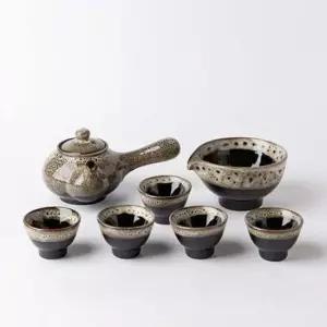 현이몰 이천도자기 이중시유 5인 다기세트 다기 선물용 도자기 찻잔