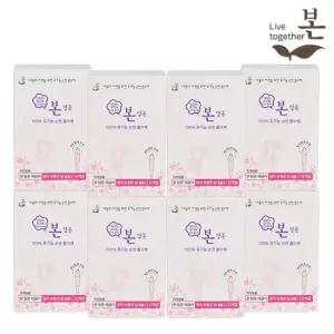 유기농 순면 유기농본 생리대 탐폰 레귤러 12P 8팩