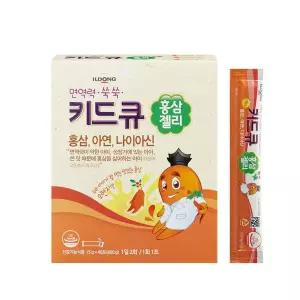 일동제약 키드큐 홍삼젤리 오렌지맛 40포 어린이 홍삼 아연 나이아신