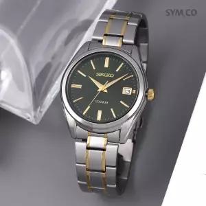 세이코 SUR377P1 사파이어 클래식 정장 그린 콤비 티타늄 남자 메탈 시계 d