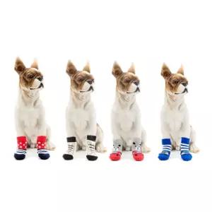 [퍼니메이커]키밍 반려동물 강아지 양말 애견 미끄럼방지 면양말 반려견 고양이