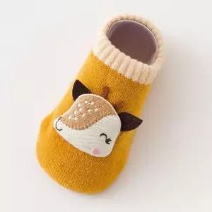 [퍼니메이커]유아 아가 아기 예쁜 동물 입체 덧신 양말 선택 사슴 돌아기덧신 미끄럼방지아기덧신 신생아덧