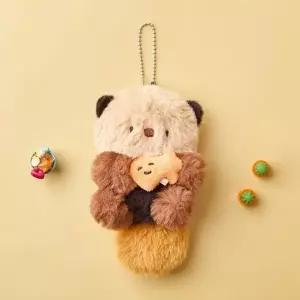 ( )아무로키 수달이 싯팅 인형 키링 12cm 캐릭터 열쇠고리 키홀더