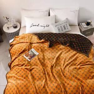 북유럽 극세사 담요 겨울소파블랭킷 양면도톰담요 H로고