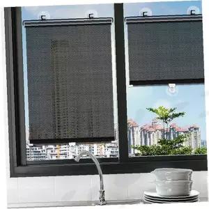 창문 차양막 햇빛차단 롤스크린 블라인드 주방 베란다 자외선차단 가림막