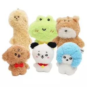 캐릭터키홀더 키링 봉제인형 2P 깜찍한 낱개 캐릭터 빵그리 패션잡화 키홀더