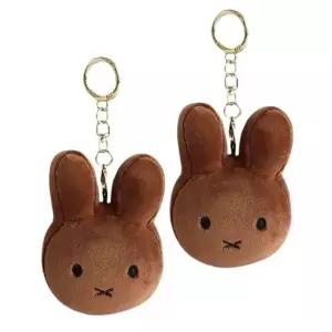 ( )캐릭터키홀더 키링 얼굴 봉제인형 패션잡화 캐릭터 미피 키홀더 2P