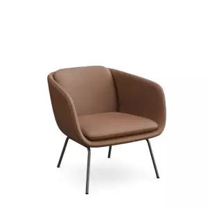 [무케/공식수입] 케베 KEBE_그로 메탈 라운지 체어 semi-aniliner (8colors)