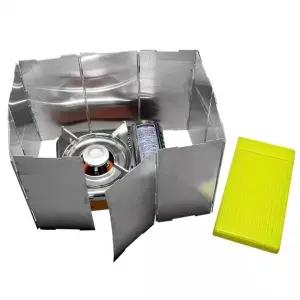 ( )캠핑 가스버너 바람막이 접이식 가림막 그리들 10단 대형 휴대용 윈드