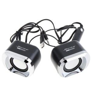 미니스피커 Bonks 고출력 레인지 스테레오 서브우퍼 PC 스피커 휴대용 베이스 음악 DJ USB 컴퓨터 노트북 전화 TV용