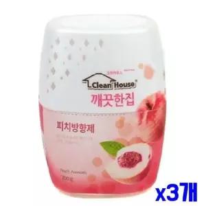 화장실방향제 ksr (SM)복숭아향 방향제 200g x3개