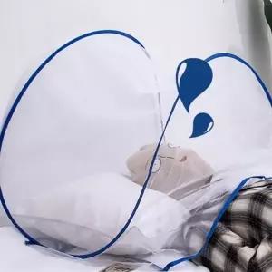 휴대용 캠핑 원터치 소형 간편 대형 접이식 모기장 방충망 사각 설치 텐트 얼굴 침대