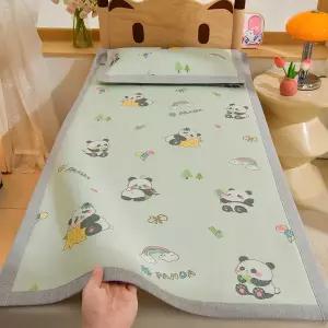 유모차 시트 매트 패드 커버 70x170 아이스 실크 쿨링 초등학생 방과 후 낮잠용 유치원용 조립식 침대 바인