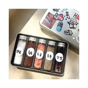 루미나D 캠핑 양념통 조미료통 소스병 파우치 풀세트 가정용 주방용