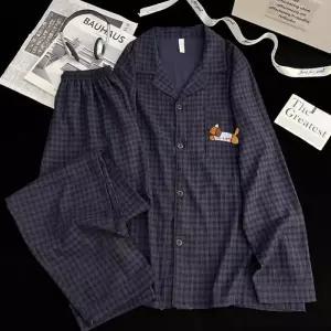 [모스트맘]격자차콜파자마 남