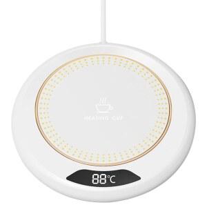 전기열풍기 커피 머그잔 따뜻한 자동 차단 책상 머그잔 따뜻한 전기 우유 따뜻한 온도 조절기 코스터 여행 사무실 사용
