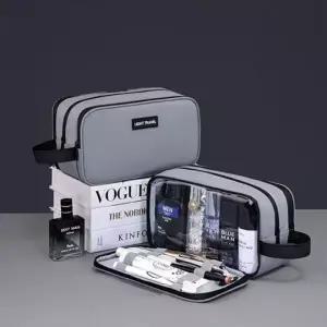 여행 골프 라운딩 헬스장 3단수납 방수 파우치 장파 정리파 화장품 속옷 가방 휴대용