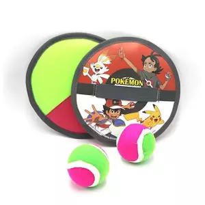 [보리보리/소이토이]포켓몬스터 캐치볼 2인용 1세트 몬스터볼 모양 글러브 찍찍이 야외놀이 장난감