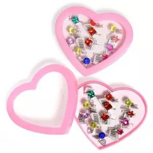 큐티 반지세트 2개) 보석반지 달랑반지 어린이반지 장난감반지 단체선물 판촉물