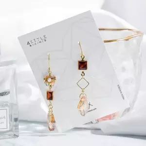 핸드메이드) 에피르 크리스탈 귀걸이 핸드메이드귀걸이 비즈귀걸이 크리스탈귀걸이