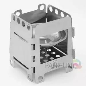 접이식 우드스토브 9x9cm 미니화로 캠핑우드스토브 불멍스토브 캠핑나무난로 캠핑미니난로