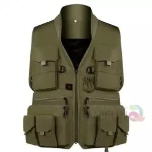 포켓 레저조끼 카키 XXXL 여행조끼 여름작업조끼 현장조끼 남성등산조끼 안전조끼