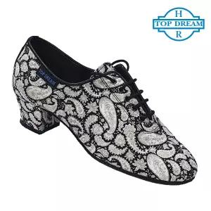 탑드림 남성 라틴댄스화 1000 (페이즐리원단) 연습화 라틴 라인 모던 사교 째즈 탱고 살사 방송