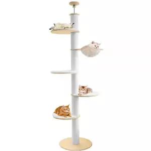 딩동펫 고양이 캣폴 타워 스크래쳐 다묘 놀이 공간 선물 수플레 5단