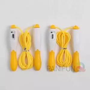 카운트줄넘기 2p 옐로우 운동로프 숫자줄넘기 줄넘기다이어트 숫자세는줄넘기 크로스핏용품