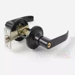 열쇠방문손잡이 C 블랙 45-65 방문고리교체 문손잡이교체 화장실문고리교체 집문손잡이 문고리달기