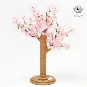 딩동펫 고양이 캣타워 스크래쳐 스탠드 다묘 추천 벚꽃나무