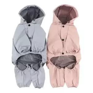 [셀러에이드]방수 레인코트 대형 소형 강아지 비옷 판초 반사 중형