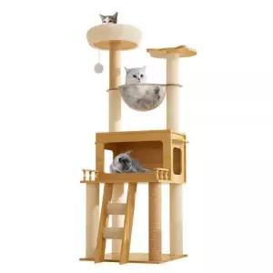 딩동펫 고양이 원목 캣타워 스크래쳐 용품 선물 추천 동글