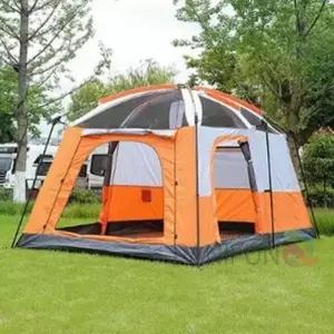 4-6인 가족캠핑텐트 스카이오렌지 일체형텐트 쉘텐트 패밀리텐트 거실형텐트 쉬운텐트