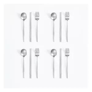 에라토 유아 어린이 식기 세트 누보 4인 국산 스텐 수저 포크 12p