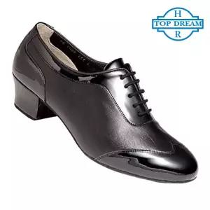 탑드림 남성 라틴댄스화 1003 ( 검정크링크 가죽) 연습화 라틴 라인 모던 사교 째즈 탱고 살사 방송