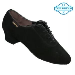 탑드림 남성 라틴댄스화 1200 (검정세무) 연습화 라틴 라인 모던 사교 째즈 탱고 살사 방송