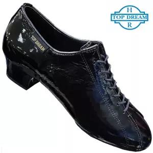 탑드림 남성 라틴댄스화 6620 (검정 크링크) 연습화 라틴 라인 모던 사교 째즈 탱고 살사 방송