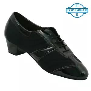 탑드림 남성 라틴댄스화 7722(검정크링크 스판) 연습화 라틴 라인 모던 사교 째즈 탱고 살사 방송